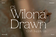 CS Wilona Drawn, a Serif Font by Craft Supply Co. (Thumbnail 1 of 8)