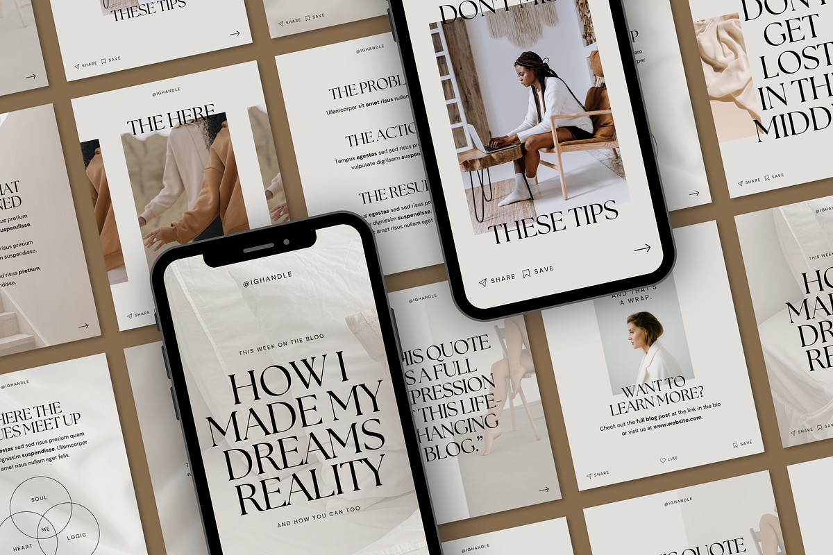 Canva Social Media Templates - Blog, a Social Media Template by Knead Creative (Photo 2 of 9)