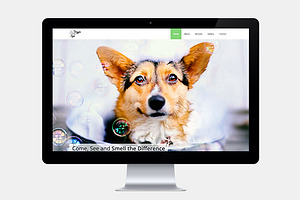 Pets Grooming One Page Template