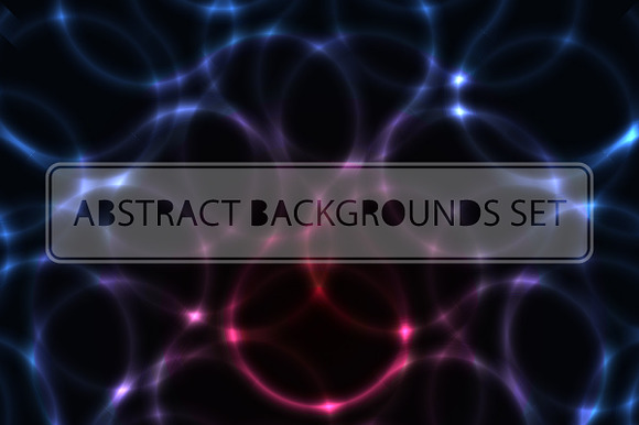 Set of abstract backgrounds. Vector preview 6