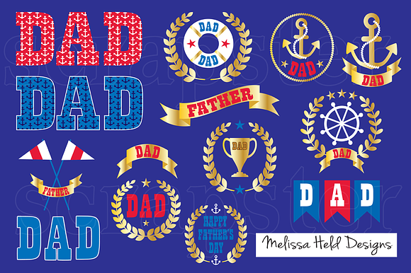 Nautical Fathers Day Clipart