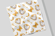 LaLuxe Vintage White & Goldorem, a Decorative Illustration by CreativeValuation (Thumbnail 9 of 11)