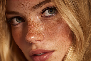 A woman looks directly at the camera, a Photo by Beautiful things