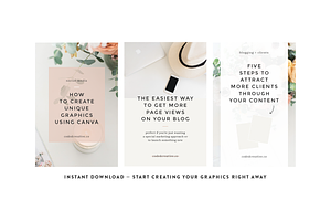 Bloom Pinterest Templates