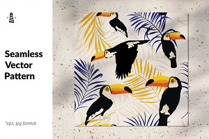 Toucan Seamless Pattern