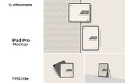 iPad Pro Mockup, an iPad Mockup by ulfatunnazira (Thumbnail 1 of 8)