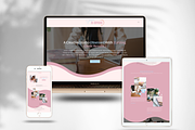 Squarespace 7.1 Theme: Feminine, a Landing Page Template by tinathetinybeana (Thumbnail 1 of 6)
