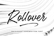 Rollover Brush Font, a Script Font by RedyStudio (Thumbnail 1 of 9)