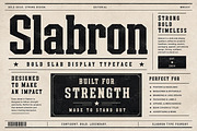 Slabron – Bold Slab Display, a Slab Serif Font by Wow Magic (Thumbnail 4 of 5)