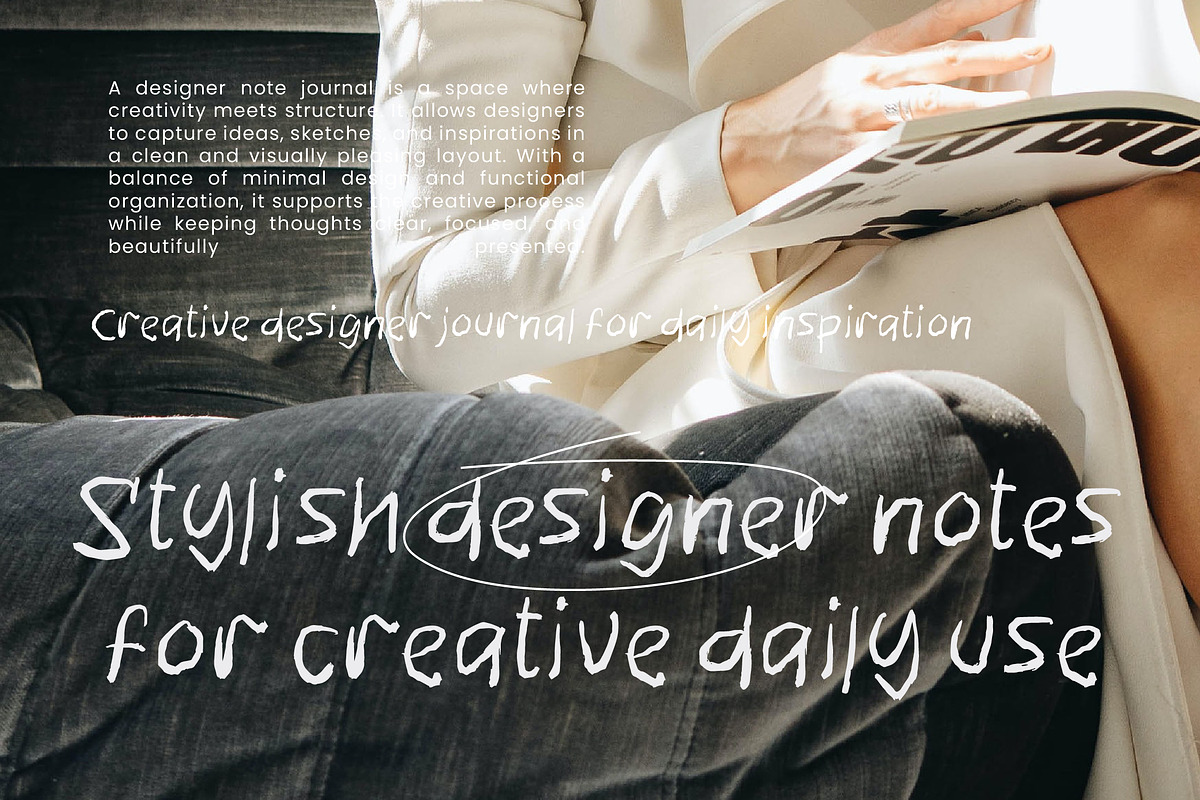 Notes Whirl Casual Handwritten, a Handwritten Font by operatype.co (Photo 7 of 15)