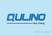 QULINO FONT SANS SERIF, a Sans Serif Font by gagego (Thumbnail 1 of 4)