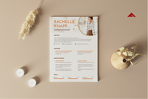 Creative Resume For Fashion Designer