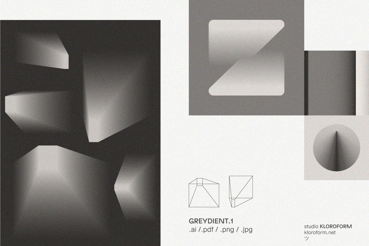 Greydient 1, a Background Graphic by kloroform (Photo 8 of 13)