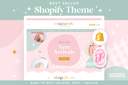 Shopify Theme Pastel, a Shopify Template by Design Pixie