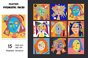 Futuristic Faces Illustrations, a Person Illustration by melistudio (Thumbnail 2 of 5)