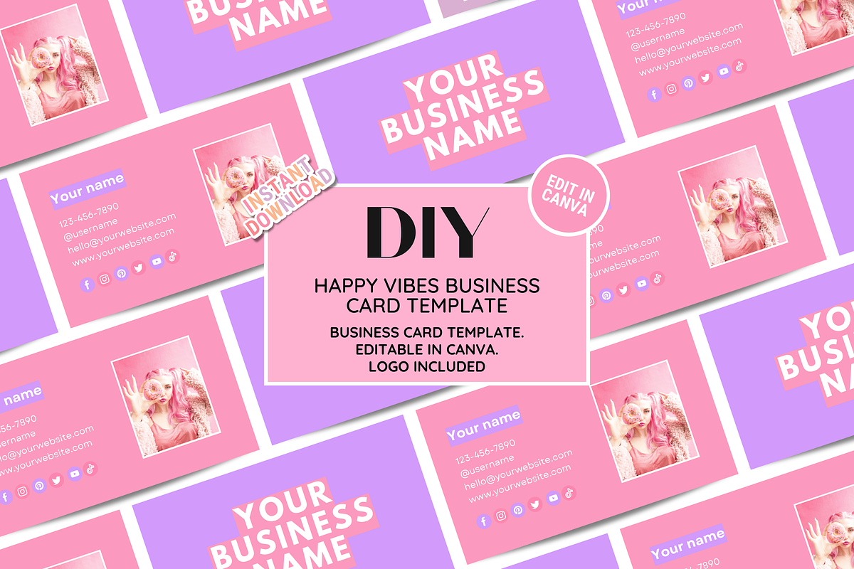 Business Card Template, a Business Card Template by SunshineStudioBoutique (Photo 2 of 10)