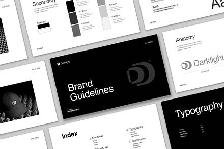 Darklight Brand Guidelines Template