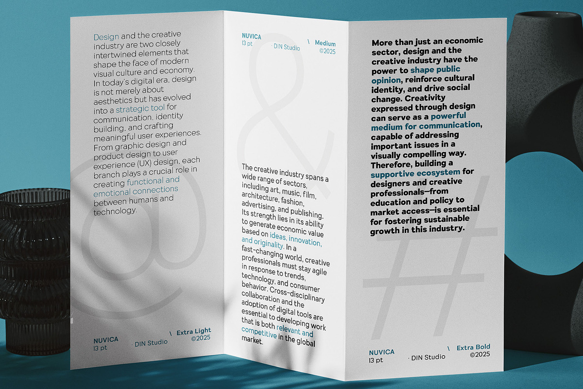 Nuvica, a Sans Serif Font by din-studio.com (Photo 12 of 15)