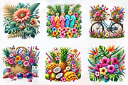 Spring clip art summer clipart, an Illustration by RobertsArt (Thumbnail 4 of 7)