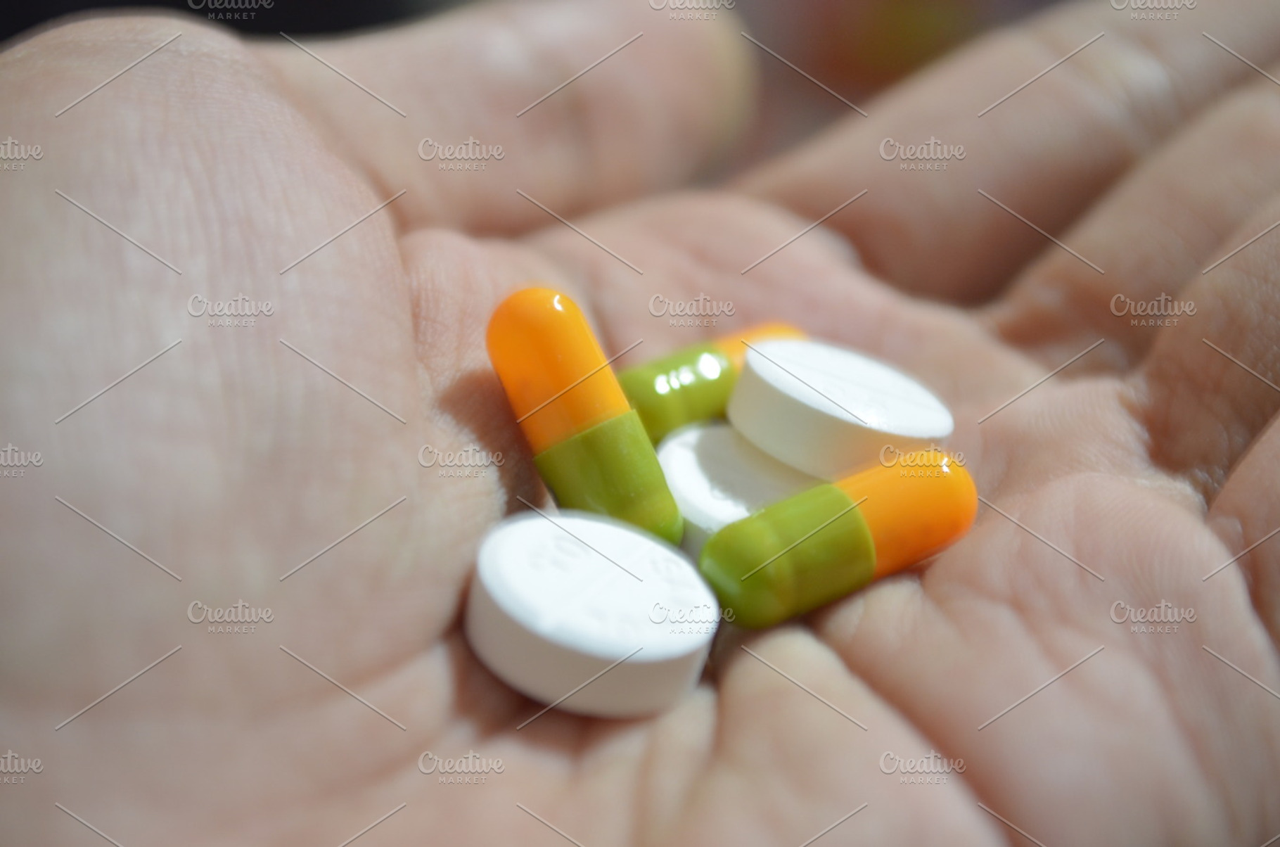 Drugs On Hand Palm