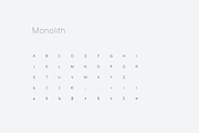 Monolith - Sans Family, a Sans Serif Font by Unio Designs (Thumbnail 7 of 11)