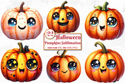 Halloween Pumpkins Sublimation, a Seasonal Illustration by Craft Nest (Thumbnail 1 of 5)