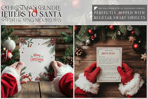 Letters & Notes to Santa Mockups, a Household Mockup by mock-ups