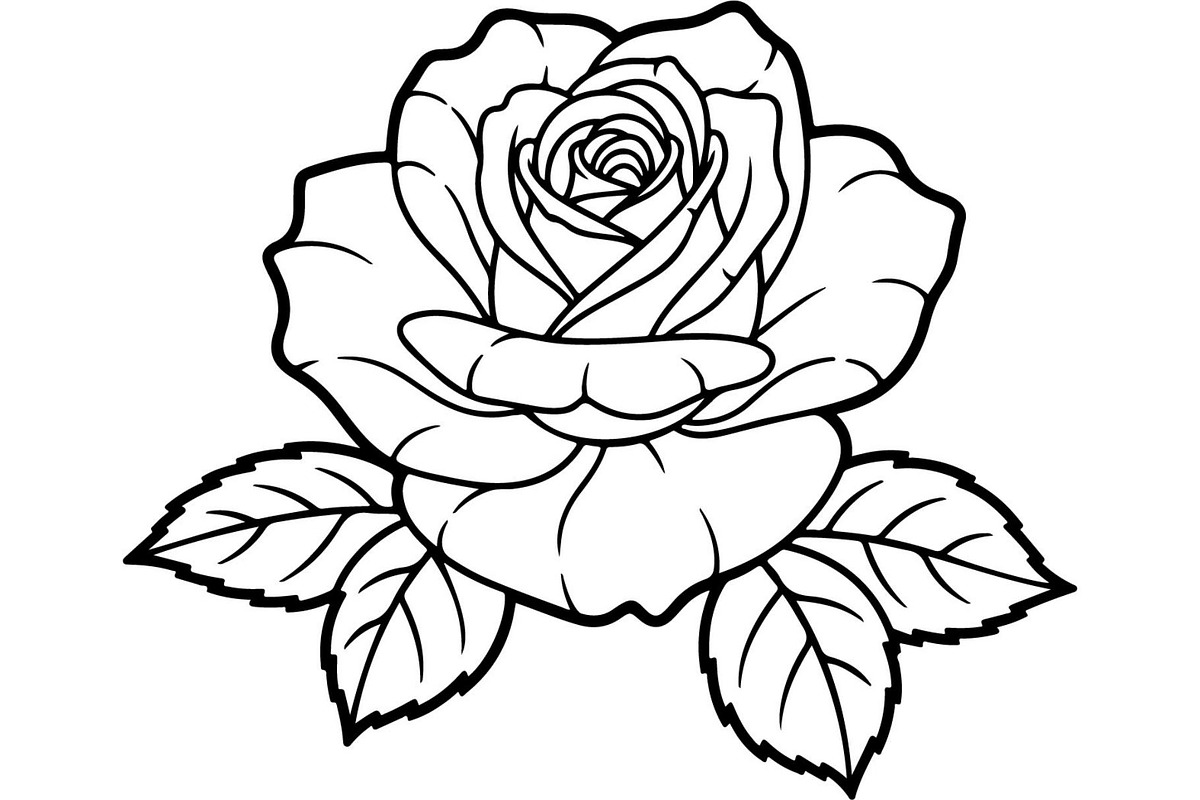 Rose Silhouette File Bundle, a Decorative Illustration by Designer_Momina (Photo 16 of 21)