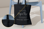 Tote Bag Mockup, a Packaging Mockup by Se٧enStudio (Thumbnail 3 of 5)