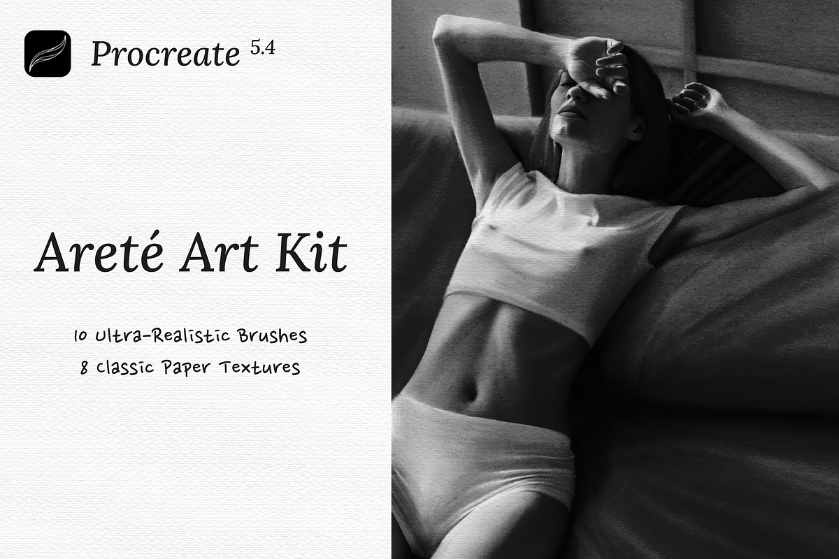Procreate Areté Art Kit, a Brush Add-On by Brush Moment (Photo 11 of 12)