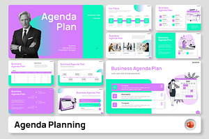 Business Agenda Plan PowerPoint, a Presentation Template by Premast
