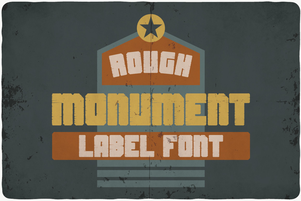 Monument typeface preview 5