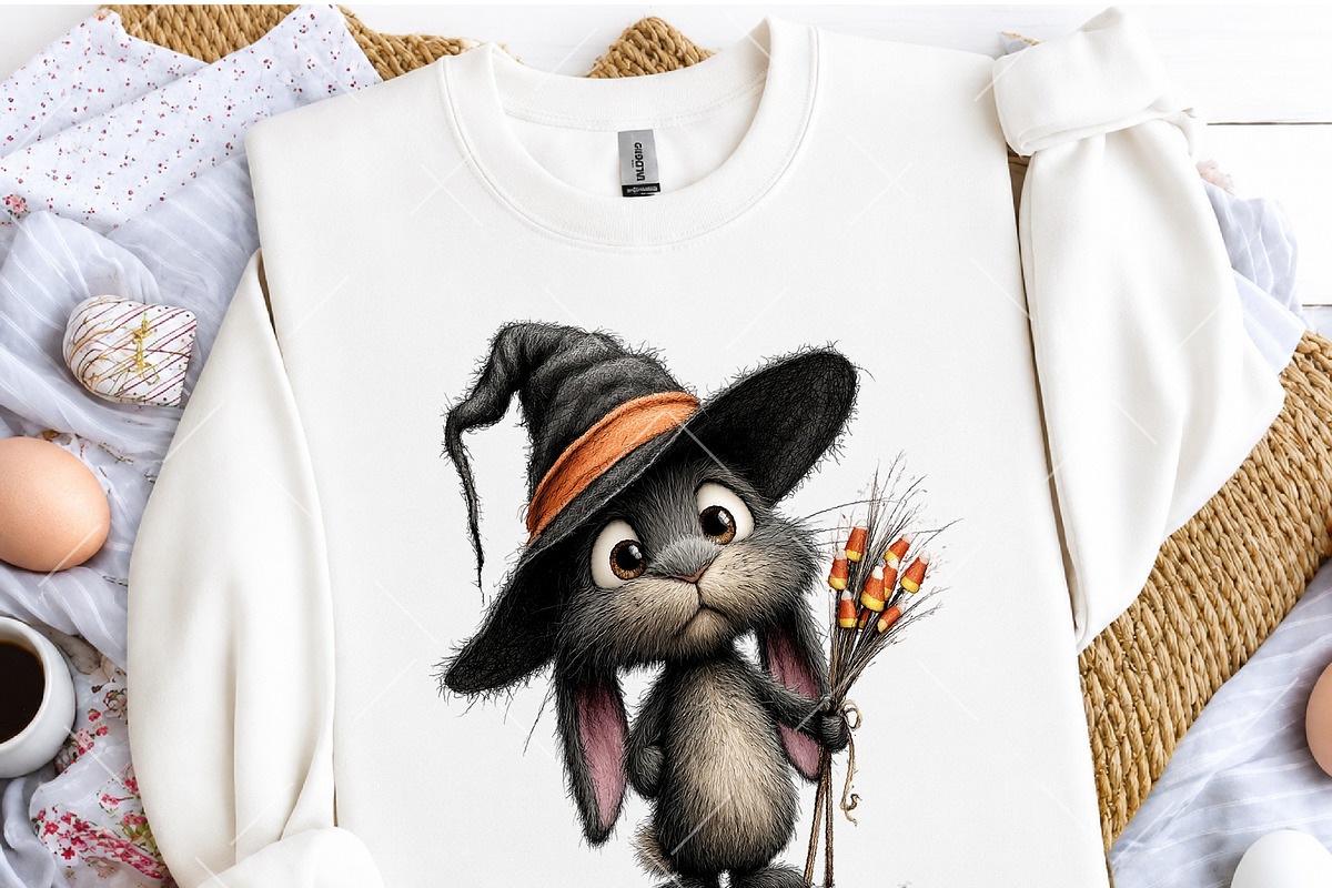 Cute Halloween Woodland PNG Clipart, a Seasonal Illustration by OK Design (Photo 5 of 6)