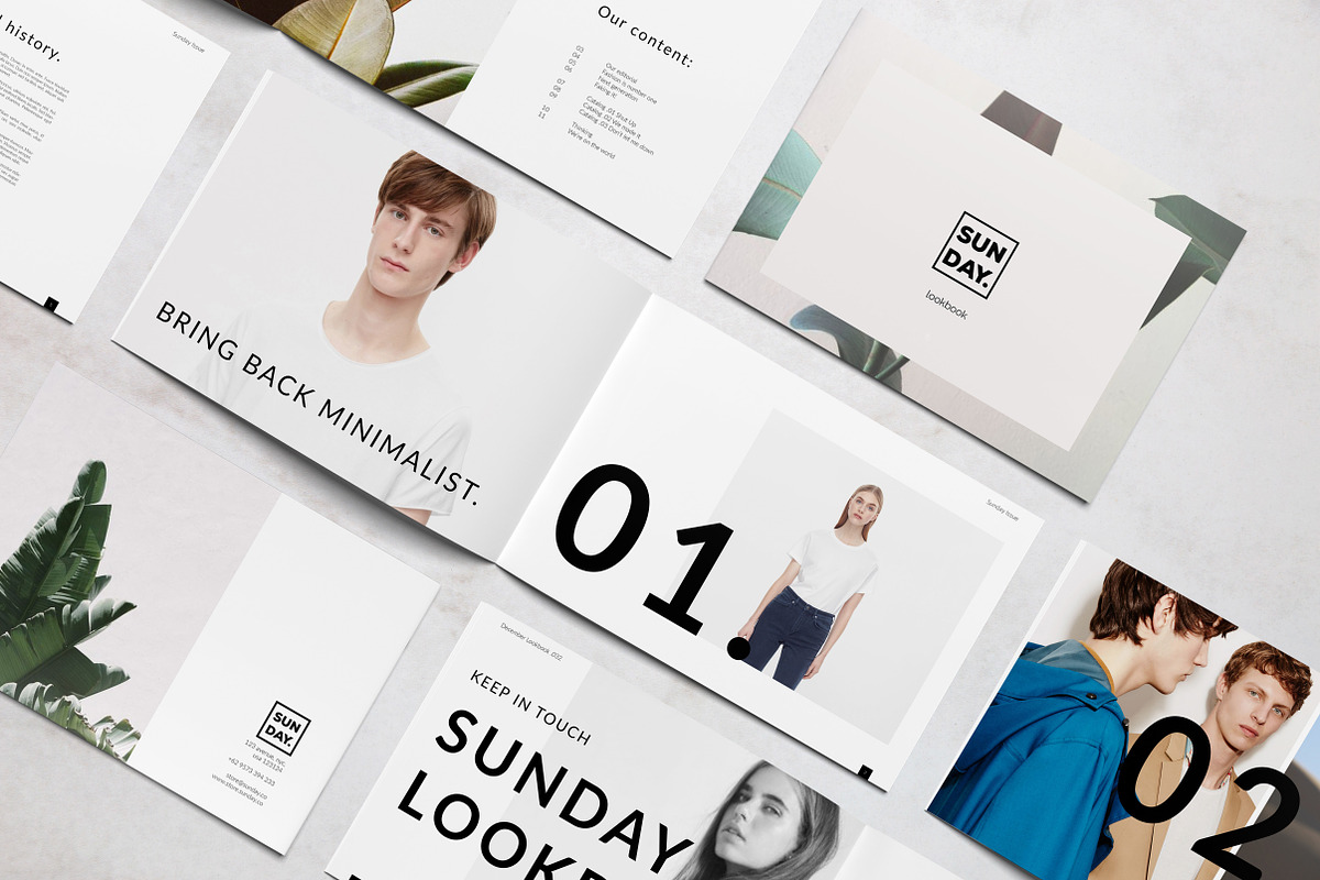 Sunday Lookbook, a Brochure Template by Loc Tropis (Photo 2 of 10)