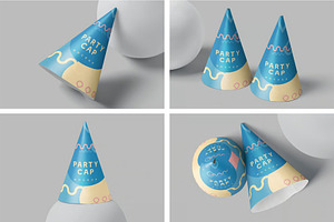 Party Cap Mockups, a Product Mockup by megostudi0