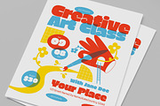 Creative Art Class Flyer, a Flyer Template by graphicook (Thumbnail 2 of 3)