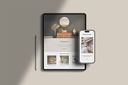 iPad & iPhone Mockup - Scene Creator, an iPad Mockup by graphicpages (Thumbnail 4 of 15)