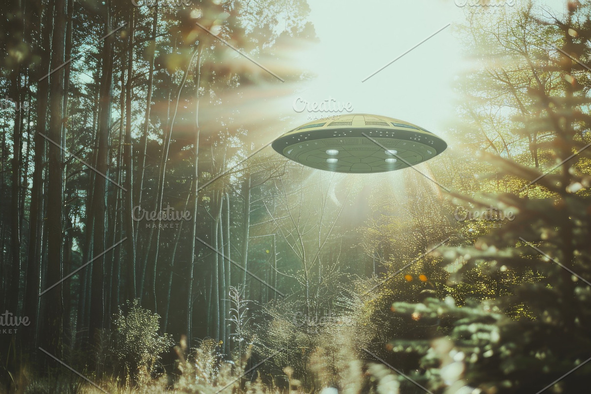 97 UFO objects flying in the sky, a Transportation Photo by Handmadefont (Photo 33 of 101)