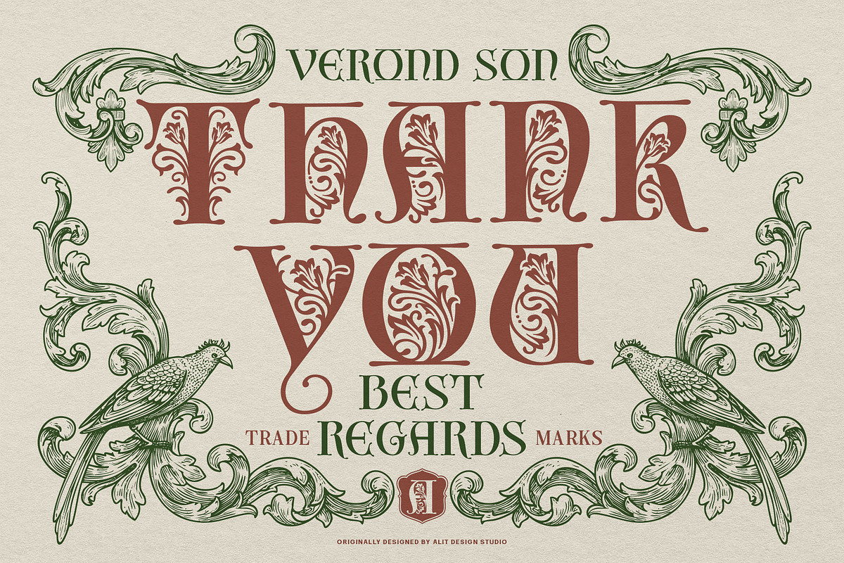 Verond Son A Symphony of Classical, a Serif Font by alit design (Photo 20 of 20)