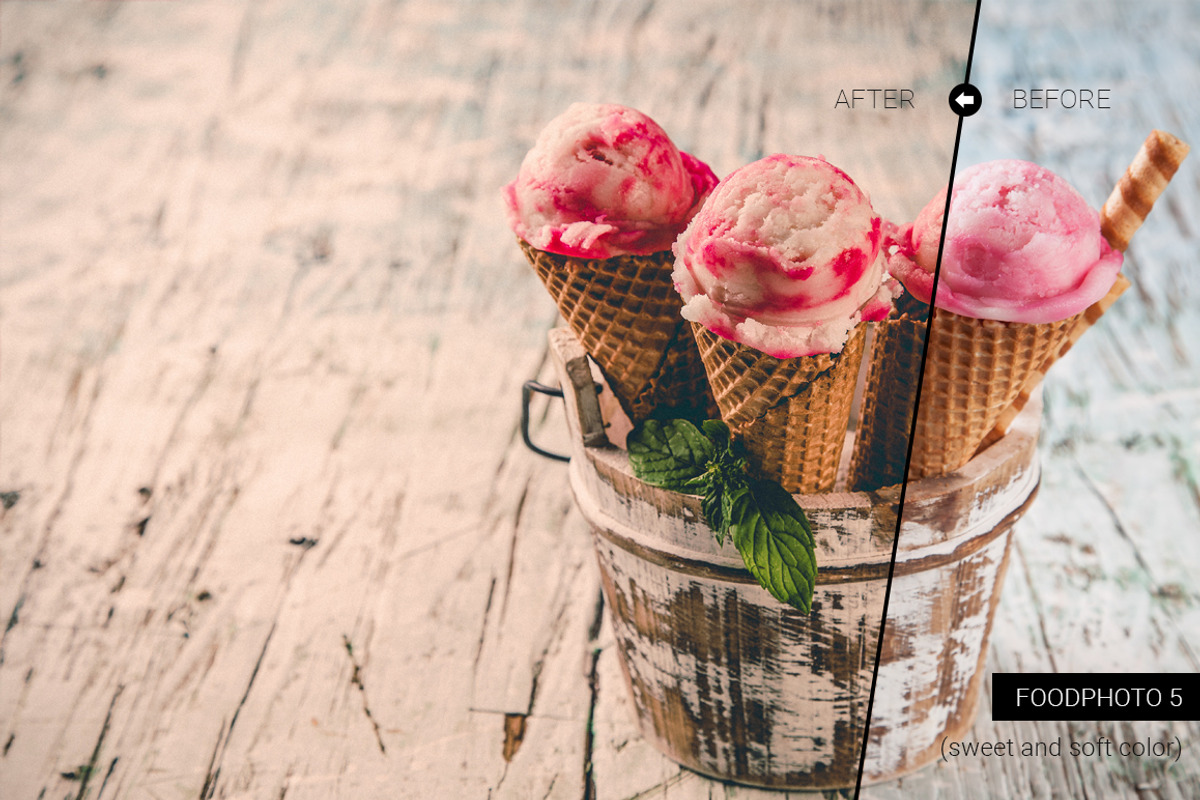 Food Photography Lightroom Presets, an Action Add-On by Dikarte.Store (Photo 5 of 9)