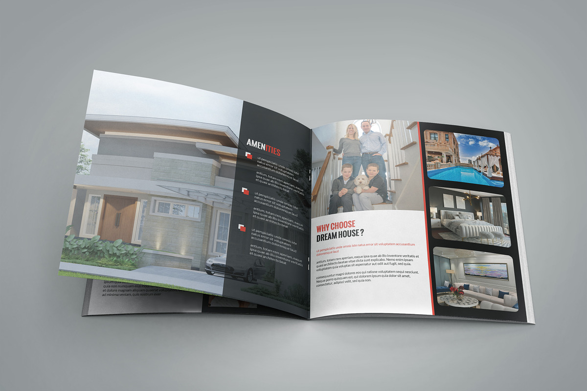 Real Estate Brochure Template, a Brochure Template by retrographix (Photo 4 of 6)