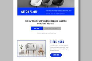 Interior Email Newsletter Layout