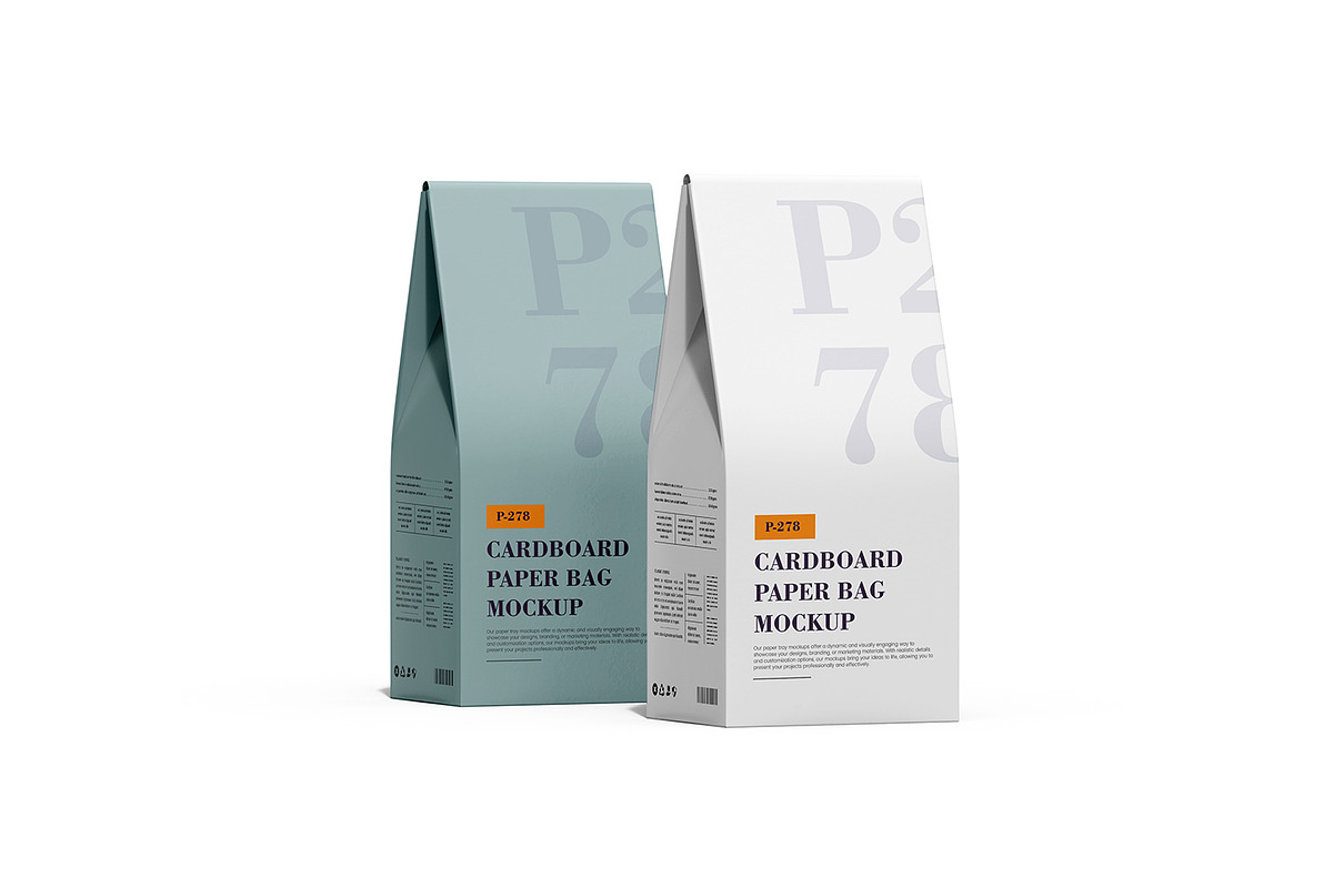 Paper Coffee Bag Packaging Mockup, a Packaging Mockup by Ram Studio LLC (Photo 20 of 21)