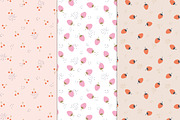 Delicate berry seamless patterns, a Pattern Graphic by Katie Lisker (Thumbnail 3 of 3)