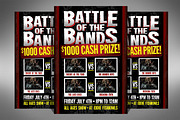 Battle of the Bands Flyer, a Flyer Template by Creativenauts (Thumbnail 1 of 4)