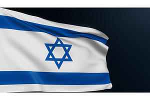 israel flag star david jerusalem, a Textures & Material 3D Model by Photo Drive Studio