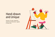 Human X AI Vector Illustrations, a Technology Illustration by Framley (Thumbnail 6 of 8)