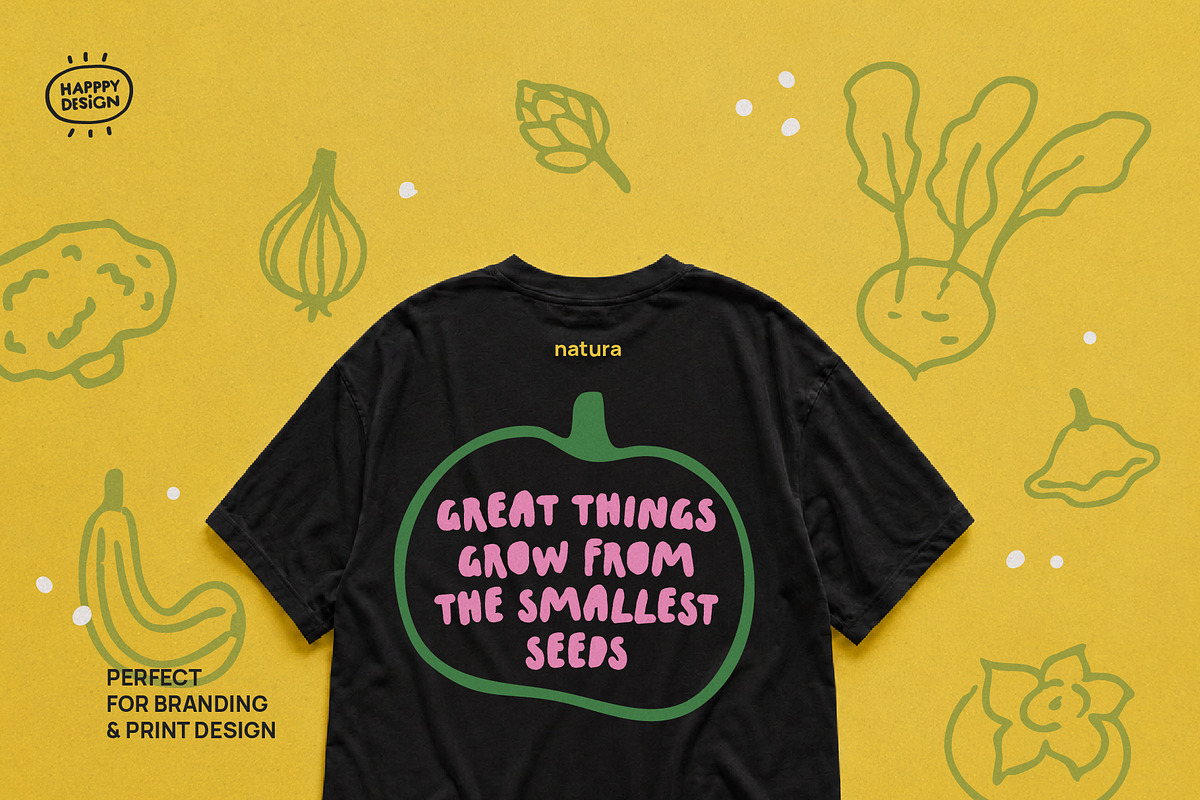 Fruit & Vegetable Illustrations, a Food Illustration by happpydesign (Photo 3 of 11)