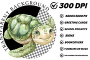 Watercolor Under the Sea Clipart, an Illustration by DreamCafeArt (Thumbnail 7 of 8)