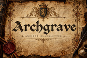 Archgrave Blackletter, a Blackletter Font by Wow Magic (Thumbnail 5 of 5)